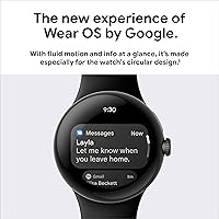 Vista 9 de Google Pixel Watch 1ª generación (modelo anterior) – Reloj inteligente Android con seguimiento de actividad Fitbit – Reloj de seguimiento