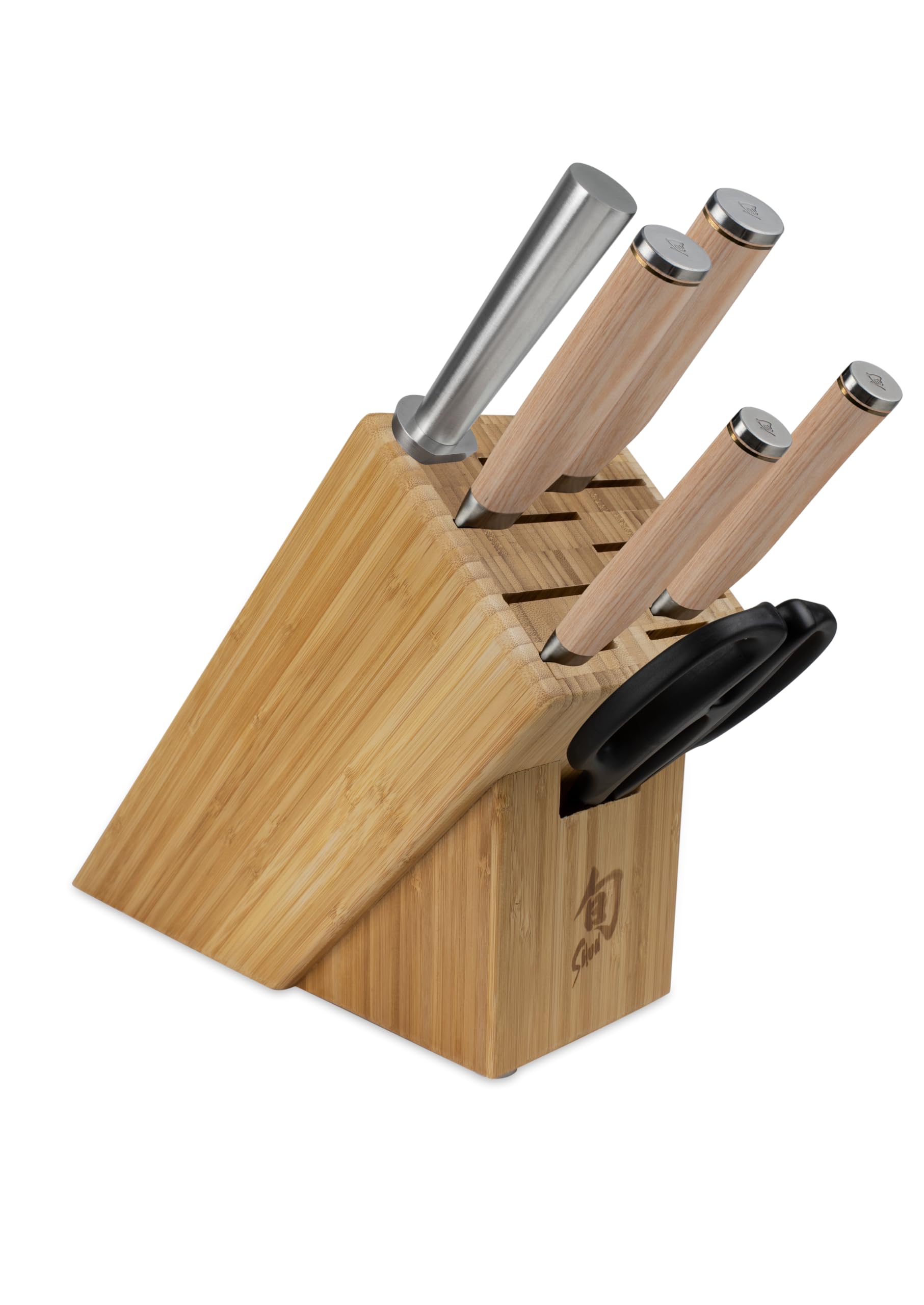 Amazon.com: Shun Premier Blonde 7 Piece Essential Block Set