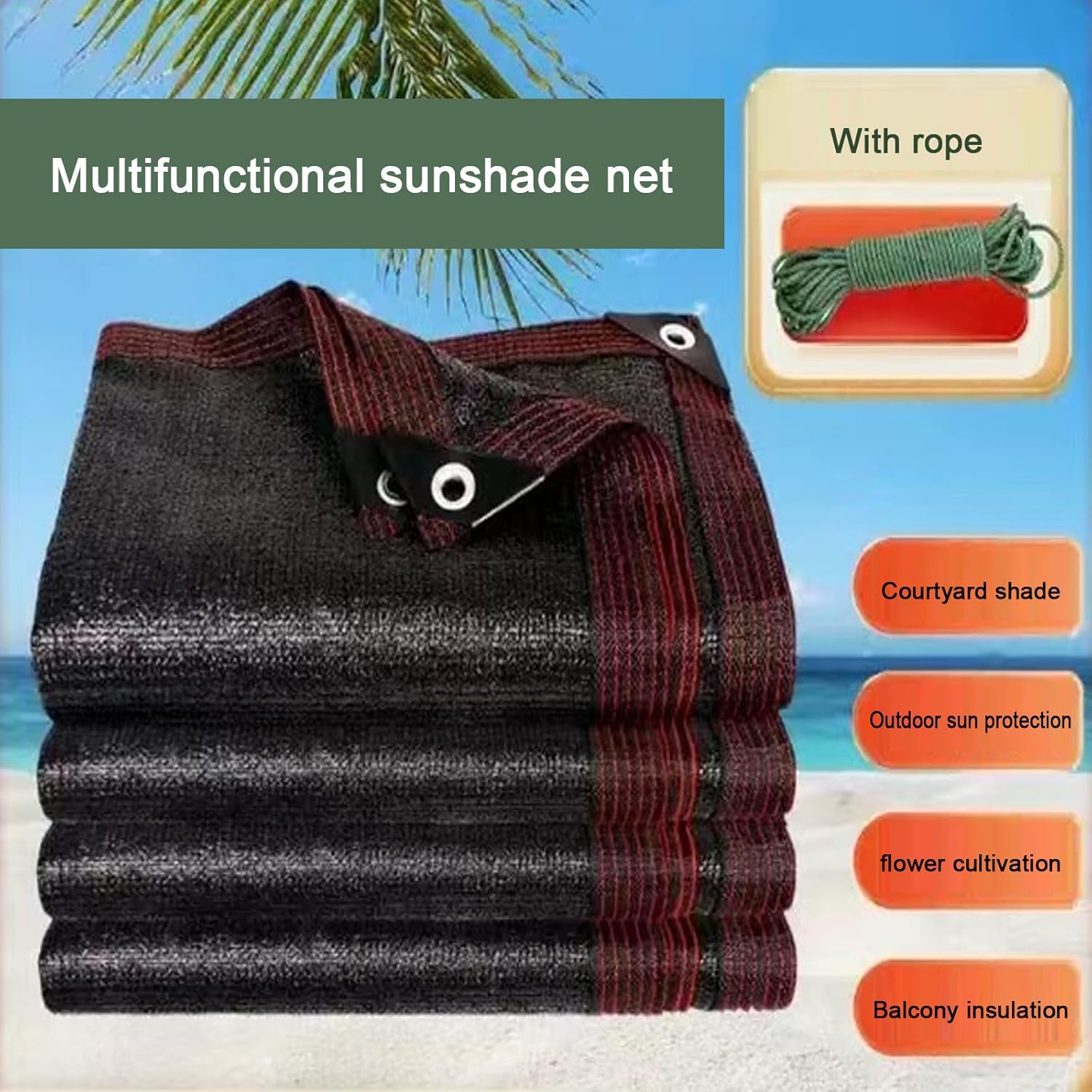 Shade Cloth,Shade Net,Shade canopyshade Cloth for gardenShade Cloth Net,Reinforced Grommets Shade Mesh Tarp,Heat Insulation Shade Netting,Greenhouse Shading Net(21x25ft)