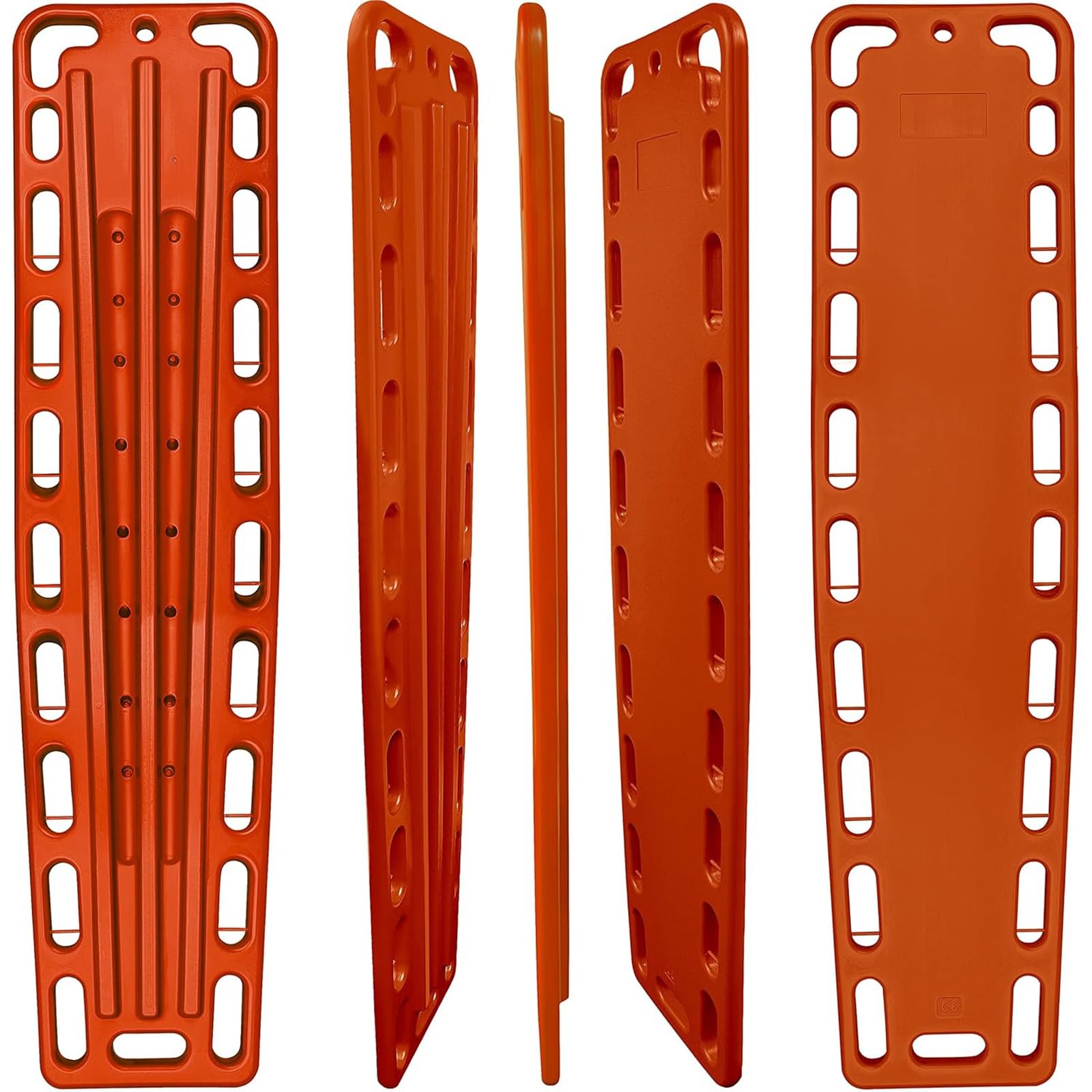 HAIXHX Spineboards Tragbares Schwimmbad-Rettungsbrett, Notfallrettungsbrett Mit 3 Sitzgurten, Wasser Schwimmende Krankentrage First Responder Backboard(184x45x6.5cm/72.5x17.7x2.6in)