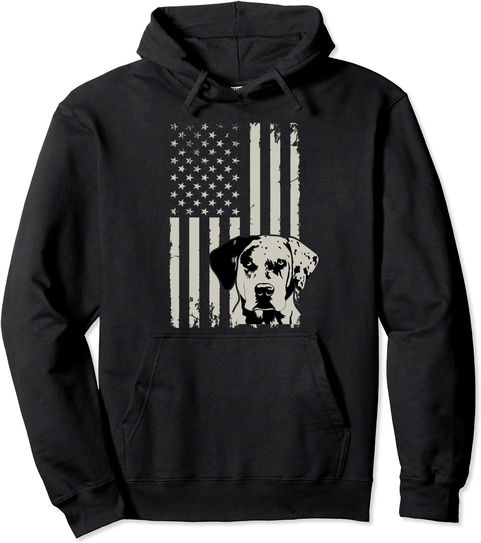Catahoula Hog Dog Louisiana State Leopard HoundLouisiana Catahoula Leopard Dog American Indian Dog US Flag Pullover Hoodie