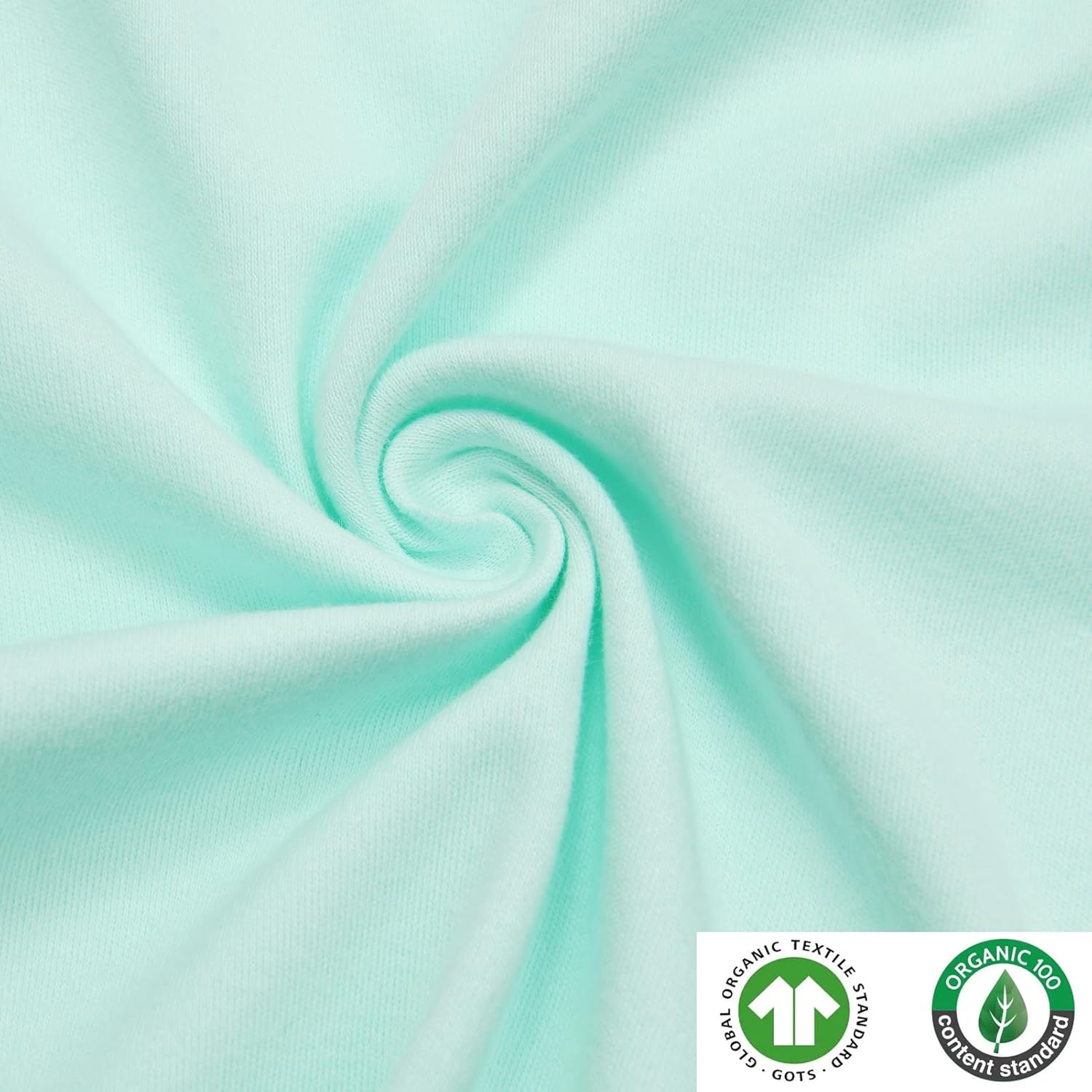 Aablexema 3-Pack Organic Cotton Baby Footless Pajamas with Mitten Cuffs, 2-Way Zipper Infant Romper Outfit - Image 5