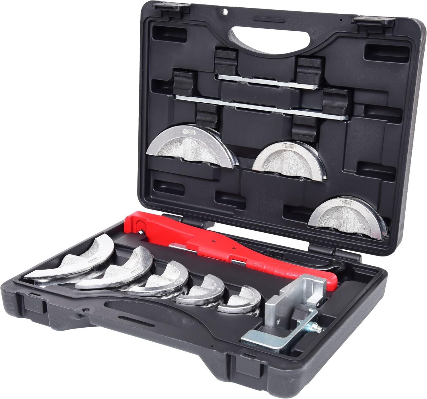 KS Tools 203.1400 Serie di curvatubi a cricco manovrabili c.una sola mano 10-22mm,13pz.