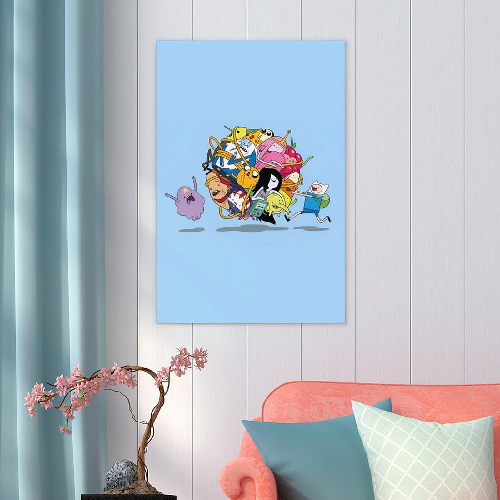 Amazon｜アドベンチャータイム ポスター 絵画 インテリア 壁紙用 壁紙