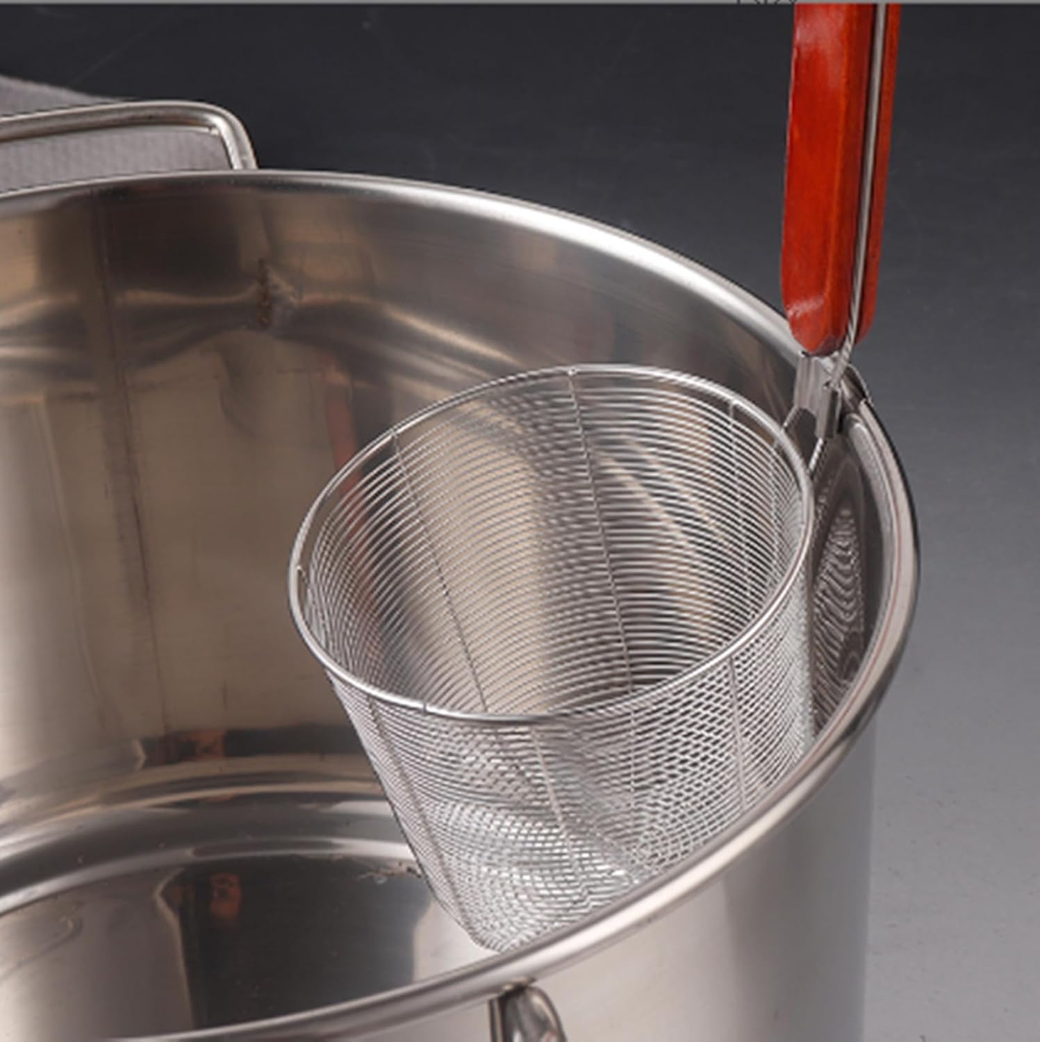 Pasta Cooker with Strainer,Stainless Steel Pasta Cooker Insert Set, Multipots Cooking Tool,Pasta Cooker Pot Set, 5 Pieces, Stainless Steel Stock Pot and Frying Pan with Lid