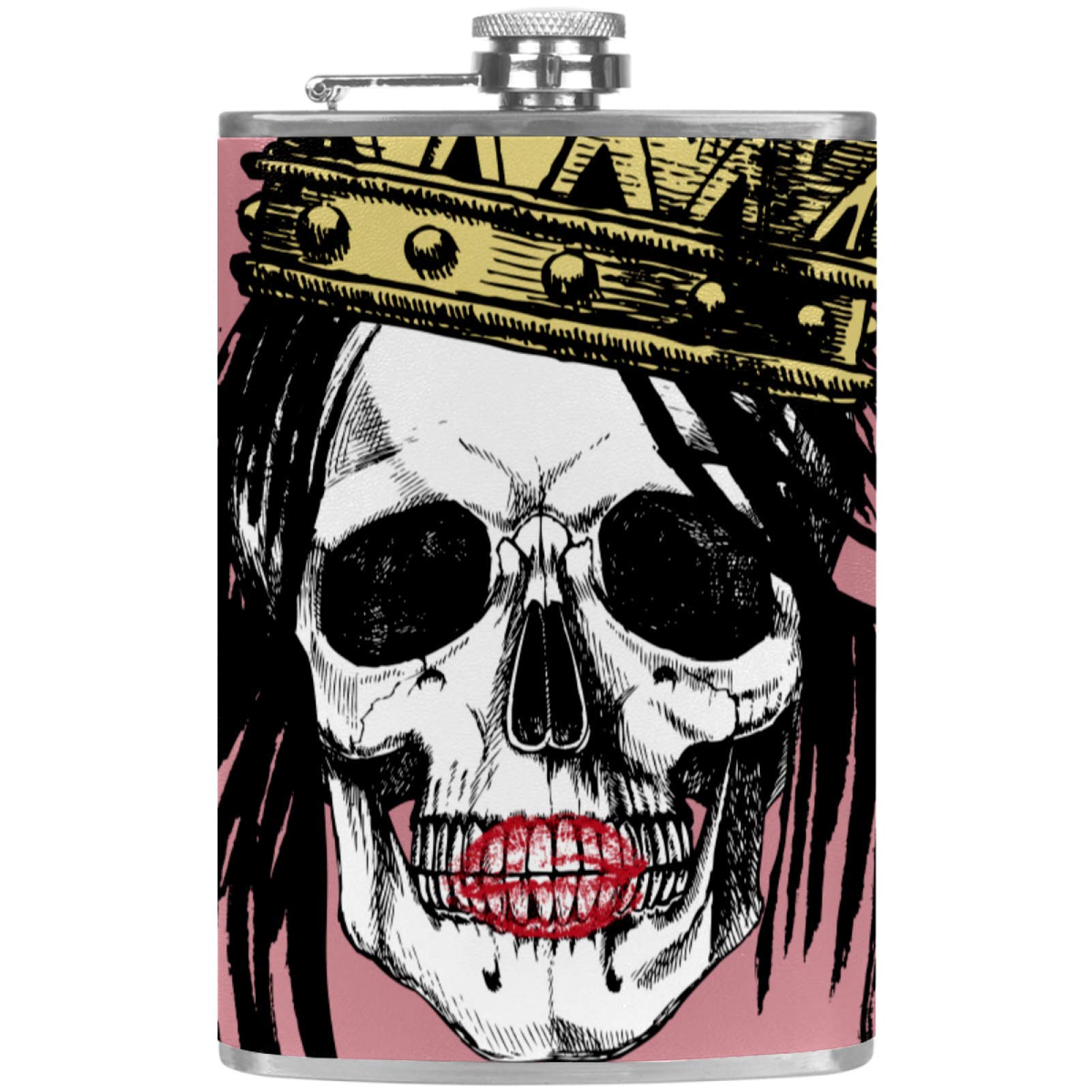 Flasque à whisky de poche pour camping et barbecue entre amis avec entonnoir