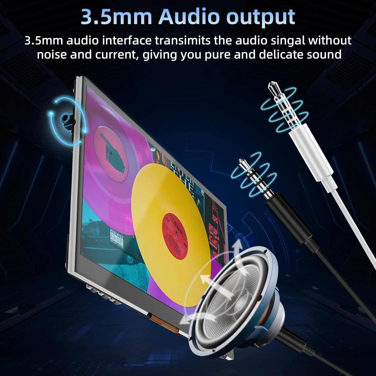 BIGTREETECH HDMI5 V1.1 5 pollici Display grande per stampanti 3D, display LCD IPS 800 × 480 per Raspberry-Pi 4B/3B, BTT PI V1.2, compatibile con SKR Mini E3 V3.0/Octopus/SKR V1.4 Turbo per la corsa