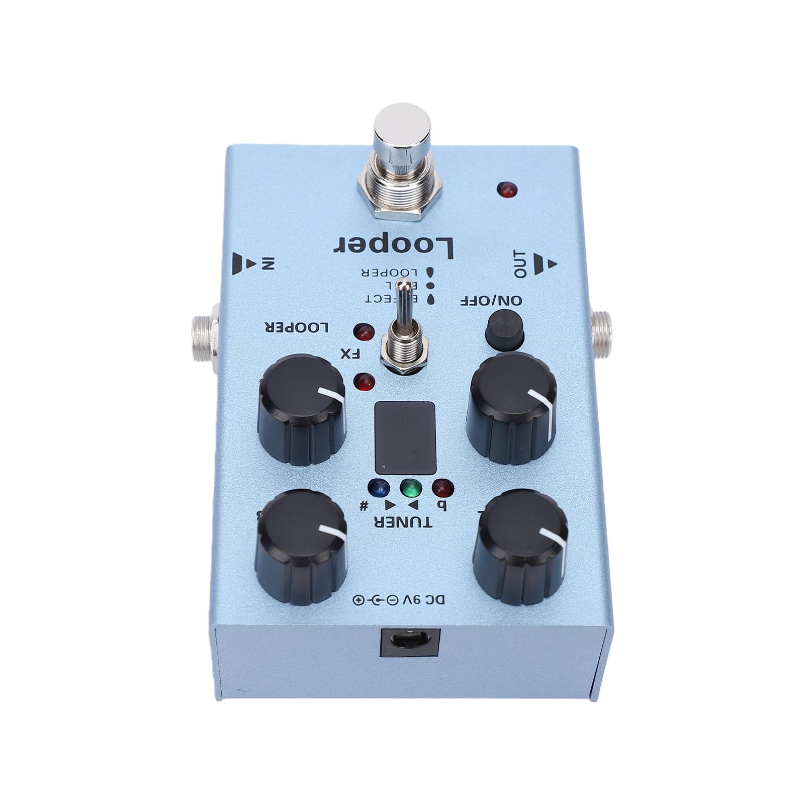 Generic Processore Multieffetto con Looper Anni '40 e Accordatore per Chitarristi Elettrici Design Compatto 9,6 Cm X 5 Cm