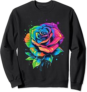 Arte pop artístico colorido pintado rosa Sudadera