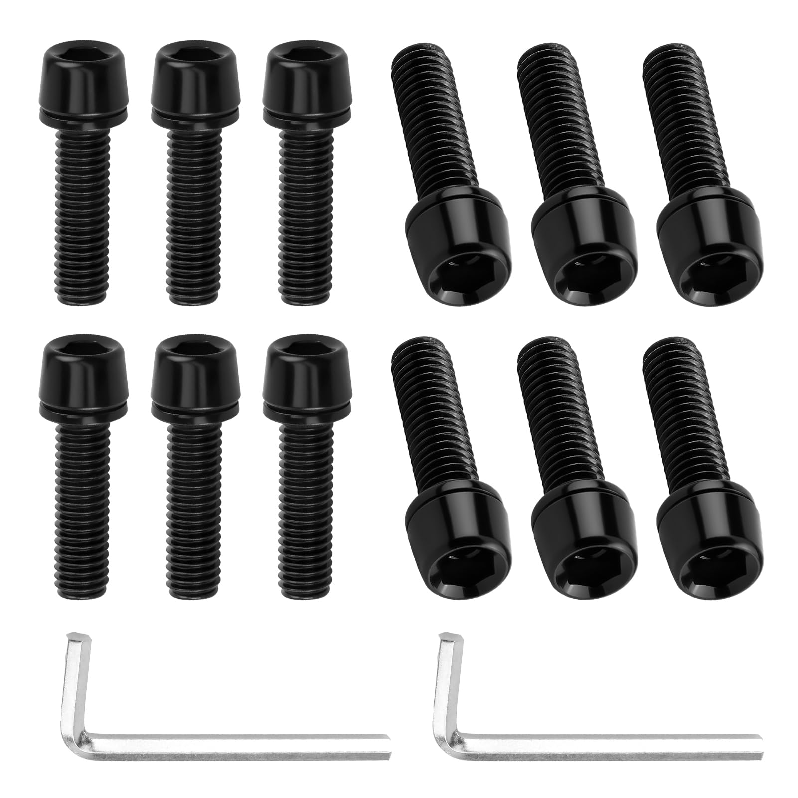 10 Vis De Cage à Vélo – M5, Hexagonal Intérieur – Supports De Bidon – Dophee