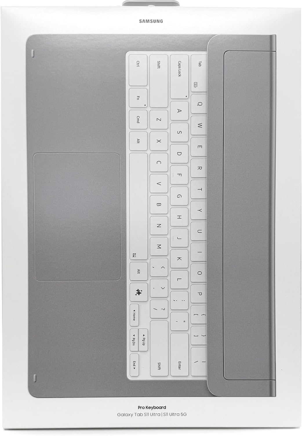Samsung Official Pro Keyboard with Ai Key (2026) for Galaxy Tab S11 Ultra | Laptop-Like Experience - (Silver)