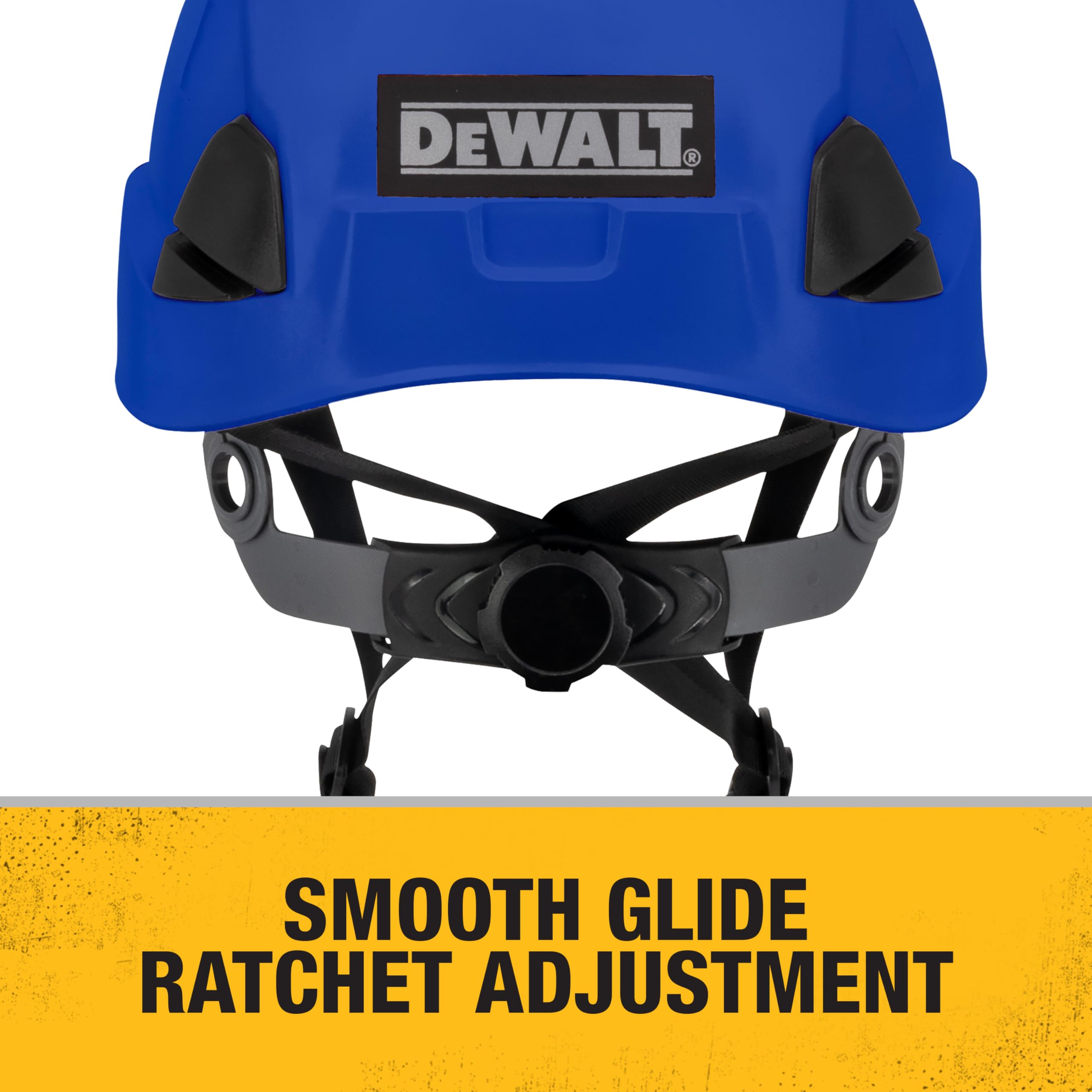 DEWALT DPG22 Casque de sécurité à cliquet 4 Points Type II Classe E Bleu