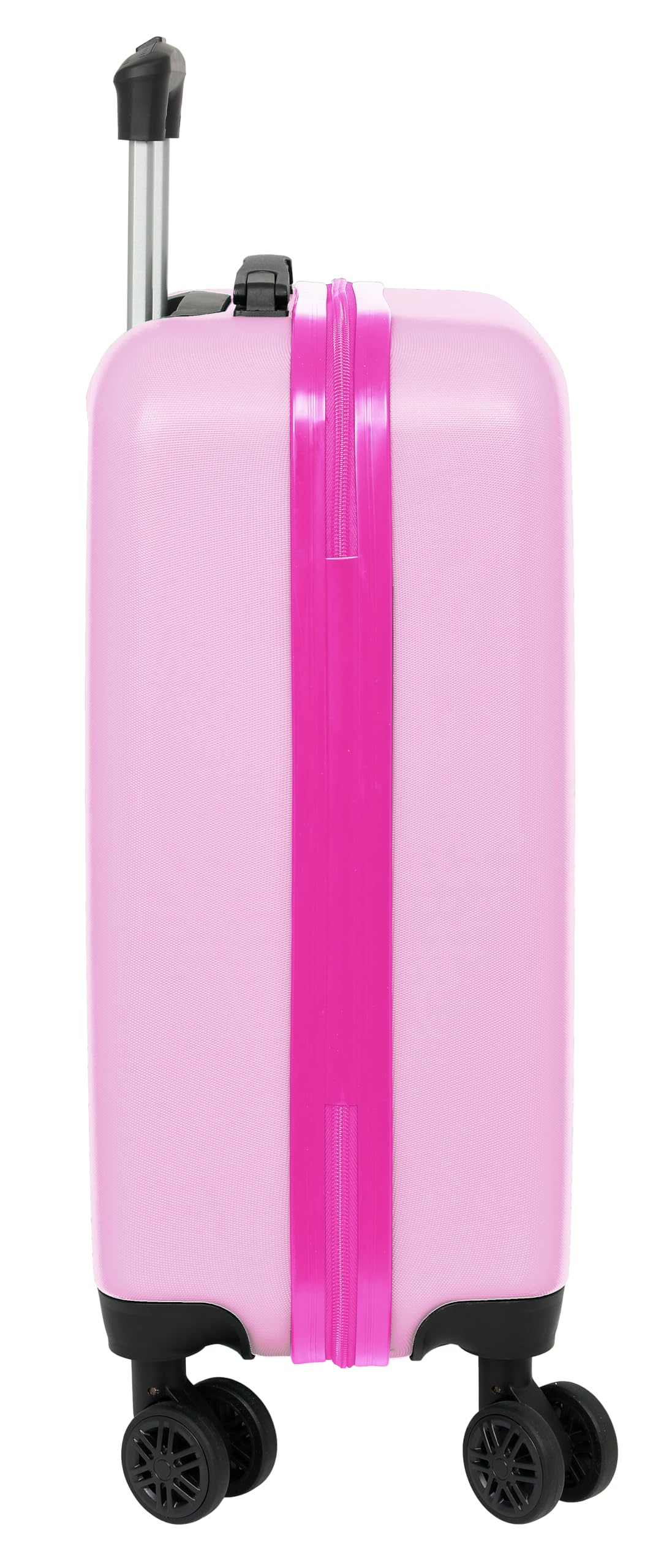 safta BARBIE PAINTERLY - Trolley da cabina 20 pollici, valigia con ruote, lucchetto di sicurezza, valigia leggera, 34,5 x 20 x 55 cm, rosa/celeste, M, Casual