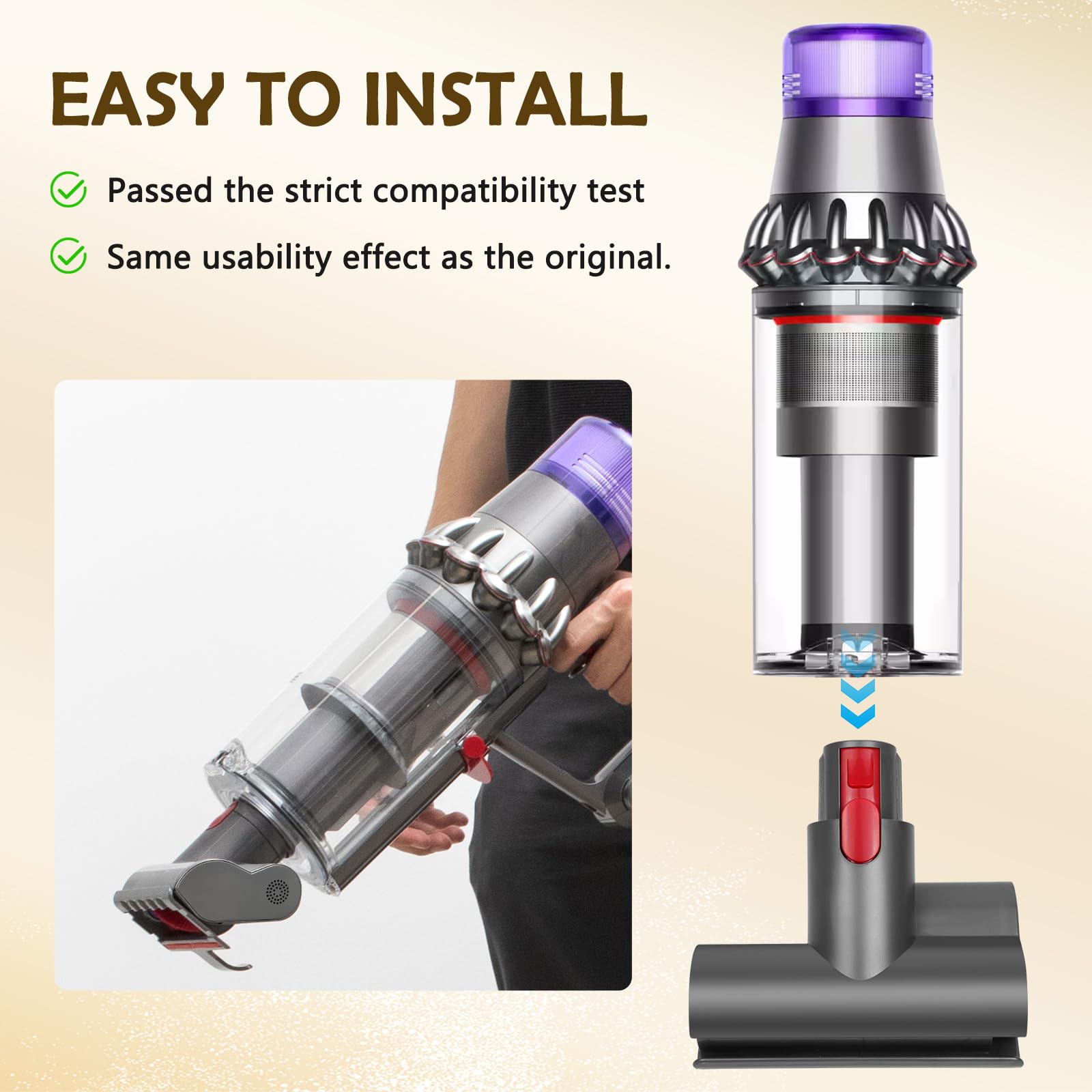 Amazon.com: Mini Motorized tool Compatible with Dyson V7 V8 V10