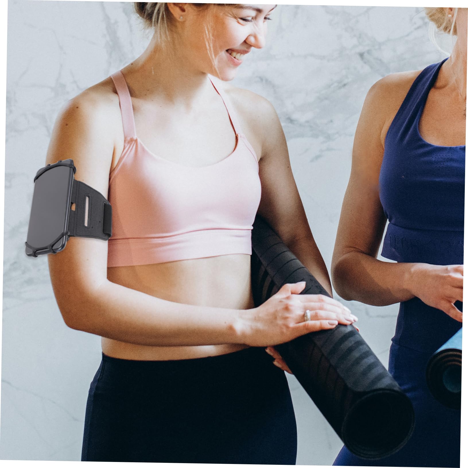BESTonZON 5stücke Rotierendes Handy-Armband Für Sport Vielseitige Handyhalterung Für Arm Und Handgelenk Zum Joggen Radfahren Und Fitness Mit Atmungsaktiver Silikonband-Technologie