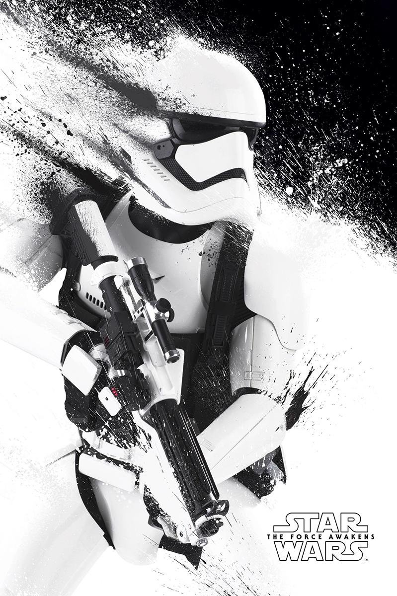 Pyramid International "Stormtrooper Paint Star Wars Episode VII" Maxi Poster, Multi-Colour, 61 x 91.5 x 1.3 cm