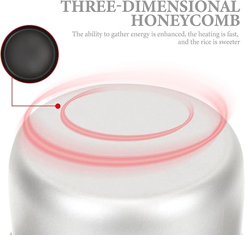 Miniatura 8 de HANABASS Repuesto de olla interior para olla arrocera, olla interior antiadherente, accesorios de repuesto para olla arrocera de 2 L