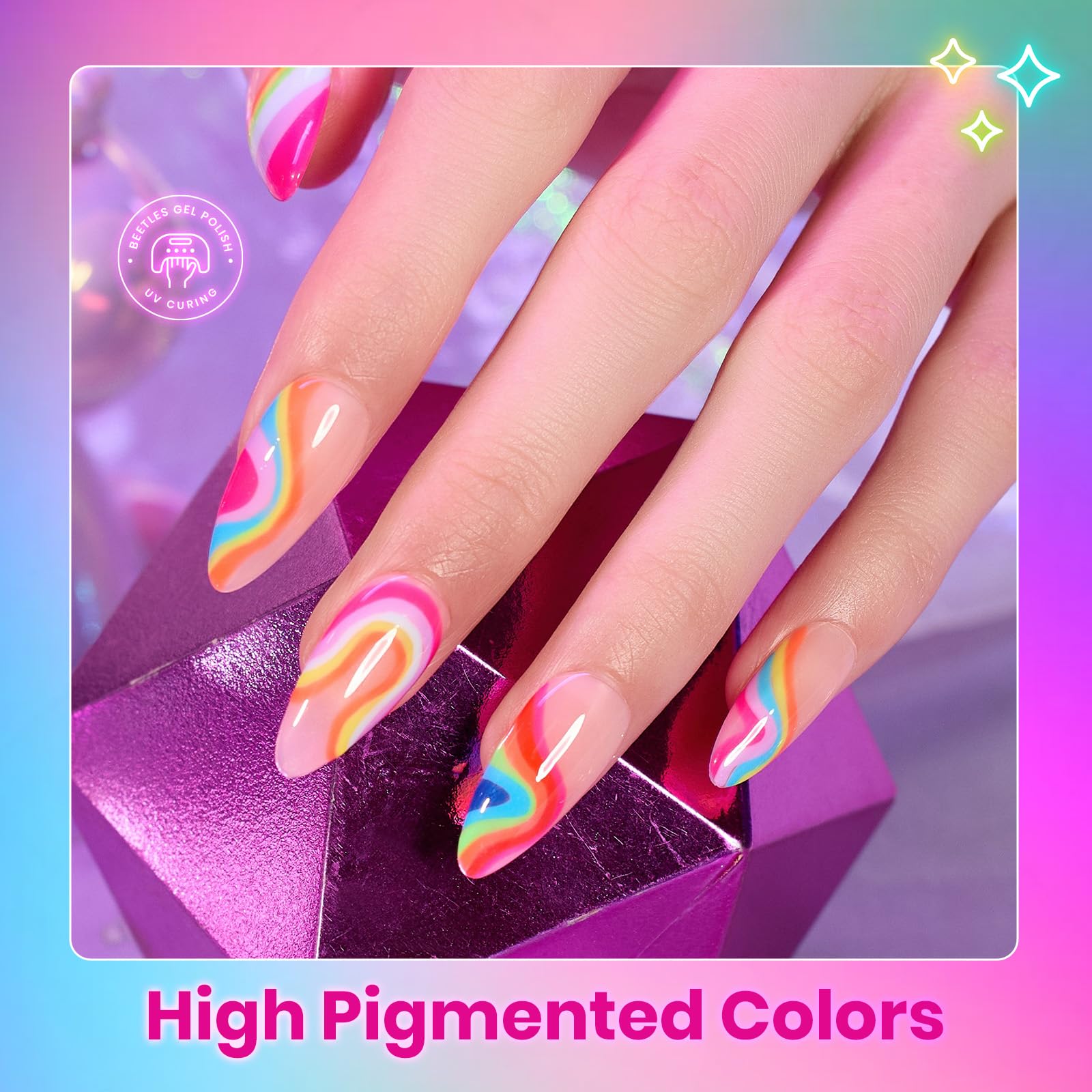 Amazon.com: Beetles Neon Gel Nail Polish Set - 20 Color Summer