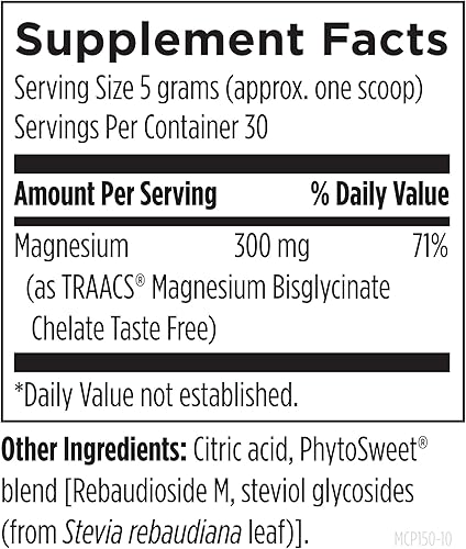 Miniatura 3 de Designs for Health Polvo de glicinato de magnesio - Suplemento de bisglicinato de magnesio quelado en polvo de 300 mg - Mezcla de bebida sin OMG de
