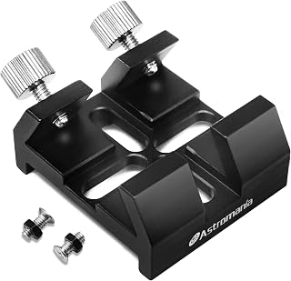Astromania Finder Scope Mount Universal Dovetail Base, Telescope Dovetail Base Compatible with Optical Telescope, Quick Release Aluminum Base Ideal for Installation of Red Dot Optical Finderscope