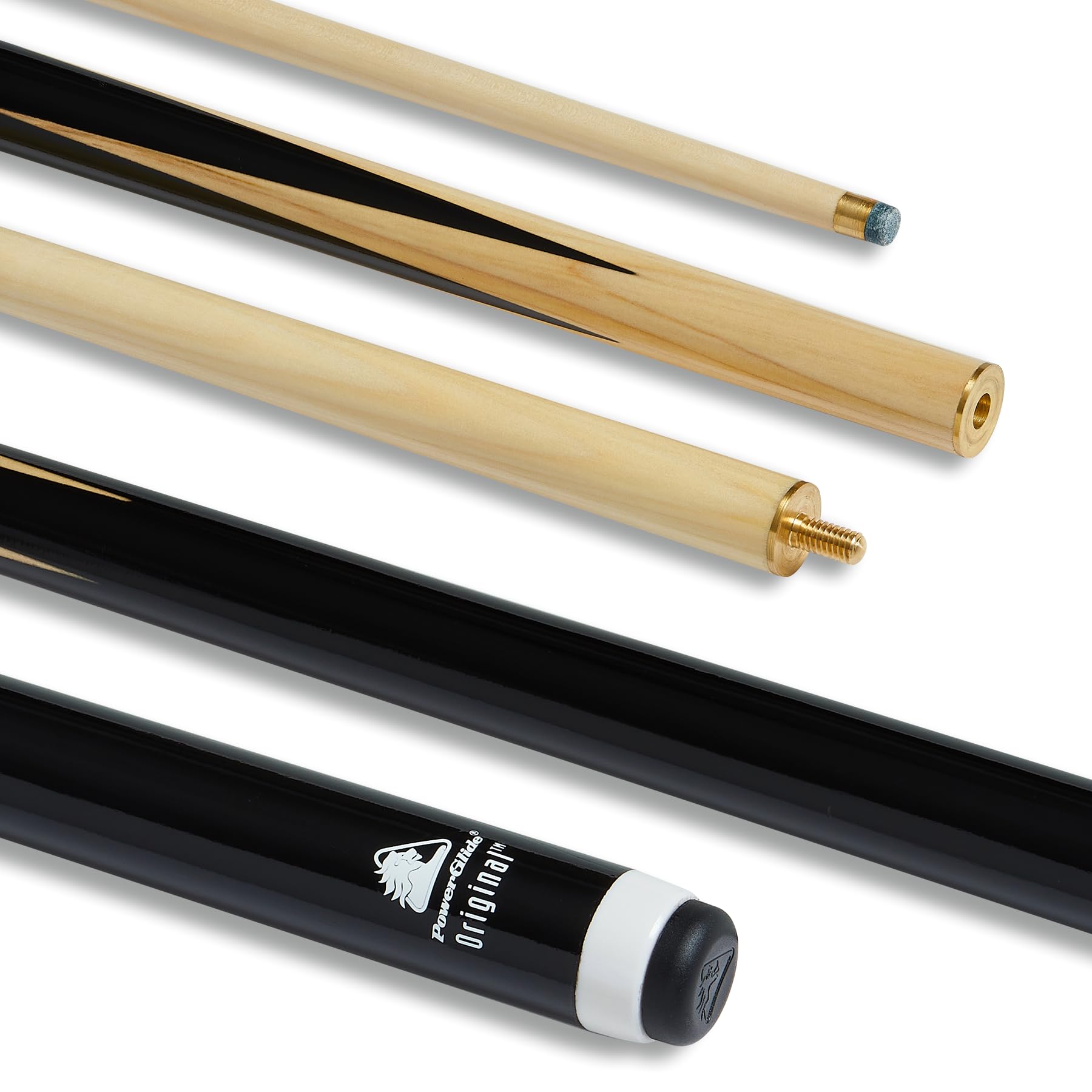 POWERGLIDE Original 1 Piece Snooker Cue Taco de Billar Adulto