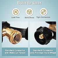 Vista 4 de SHINESTAR Medidor universal de tanque de propano para tanques LP de 5 a 20 libras Indicador de nivel de gas para parrilla, calentador