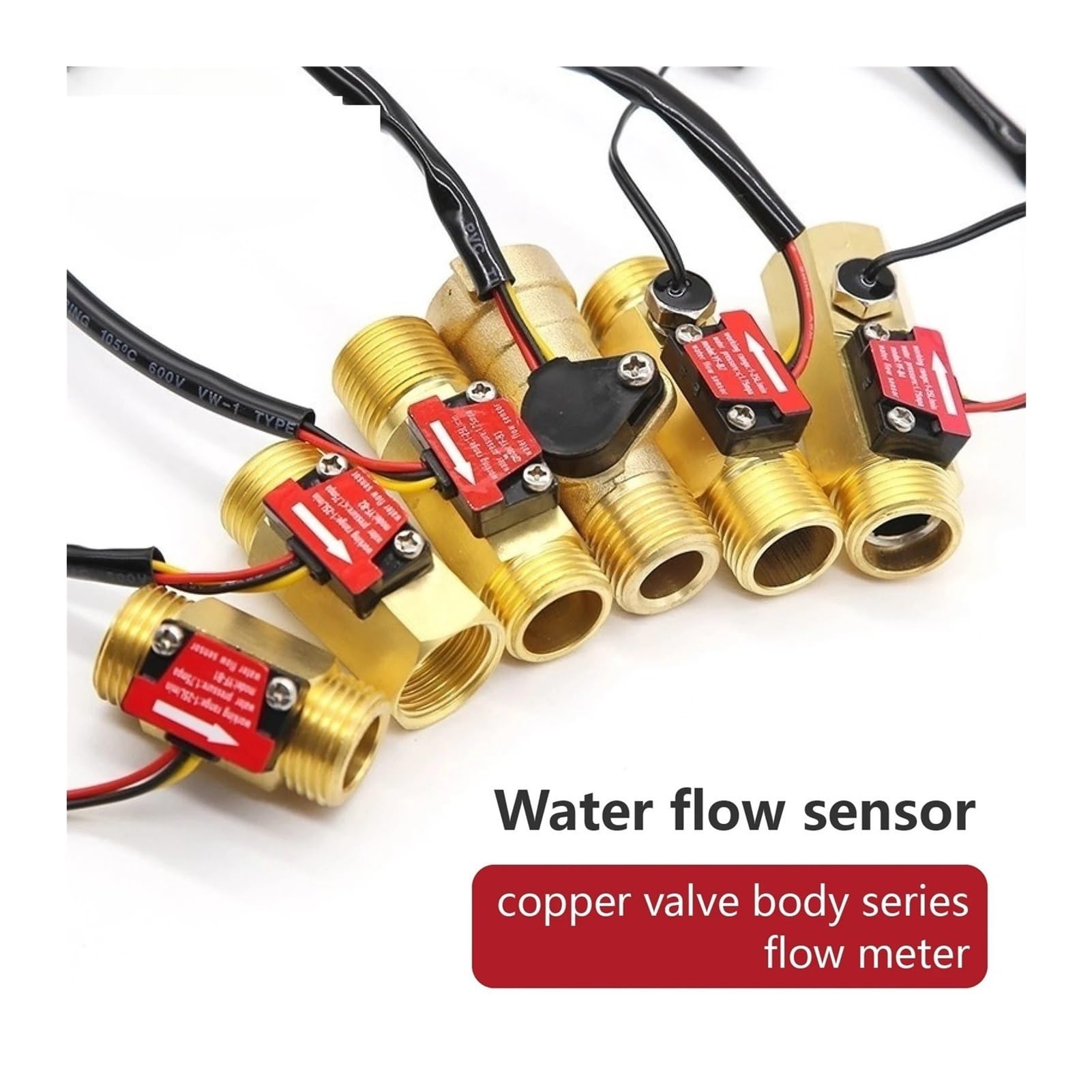 1 sensor de flujo de agua de latón. | Respuesta sensible(DN32-T)