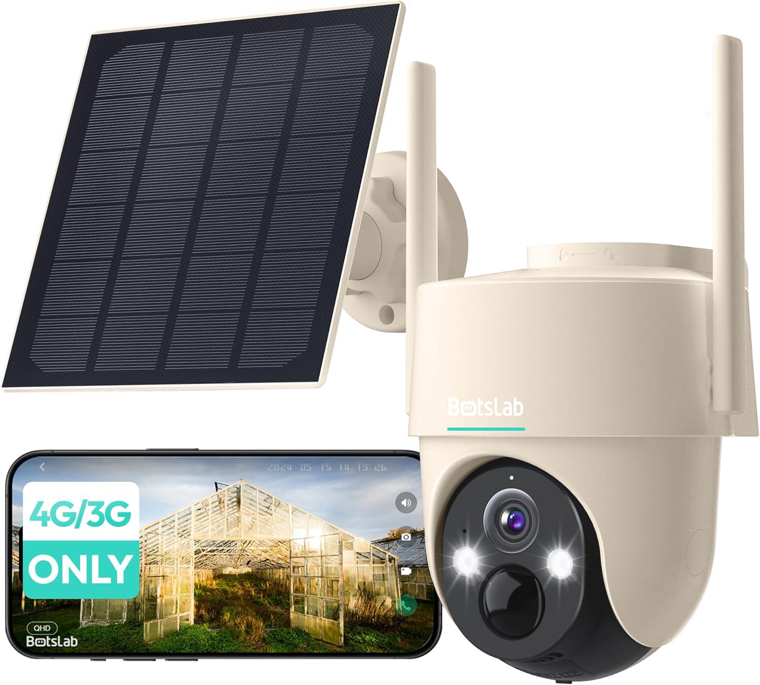 Amazon.com: BOTSLAB 4G LTE Cellular Outdoor Camera Wireless, W313