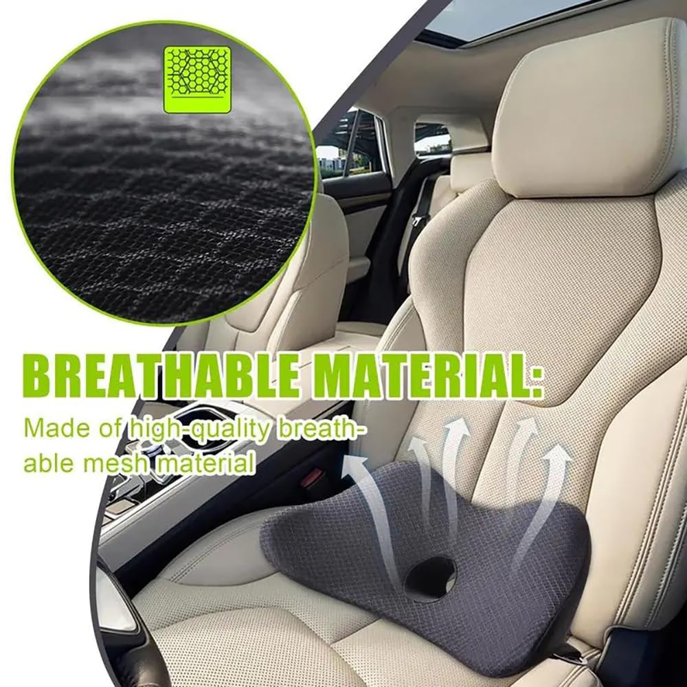 NEWFUN Coussin Siège Auto Conducteur,Coussin rehausseur Voiture,Coussin Voiture conducteur,Coussin Ergonomique Voitur,Coussins orthopédiques pour Voiture,Coussin Voiture Memoire de Forme