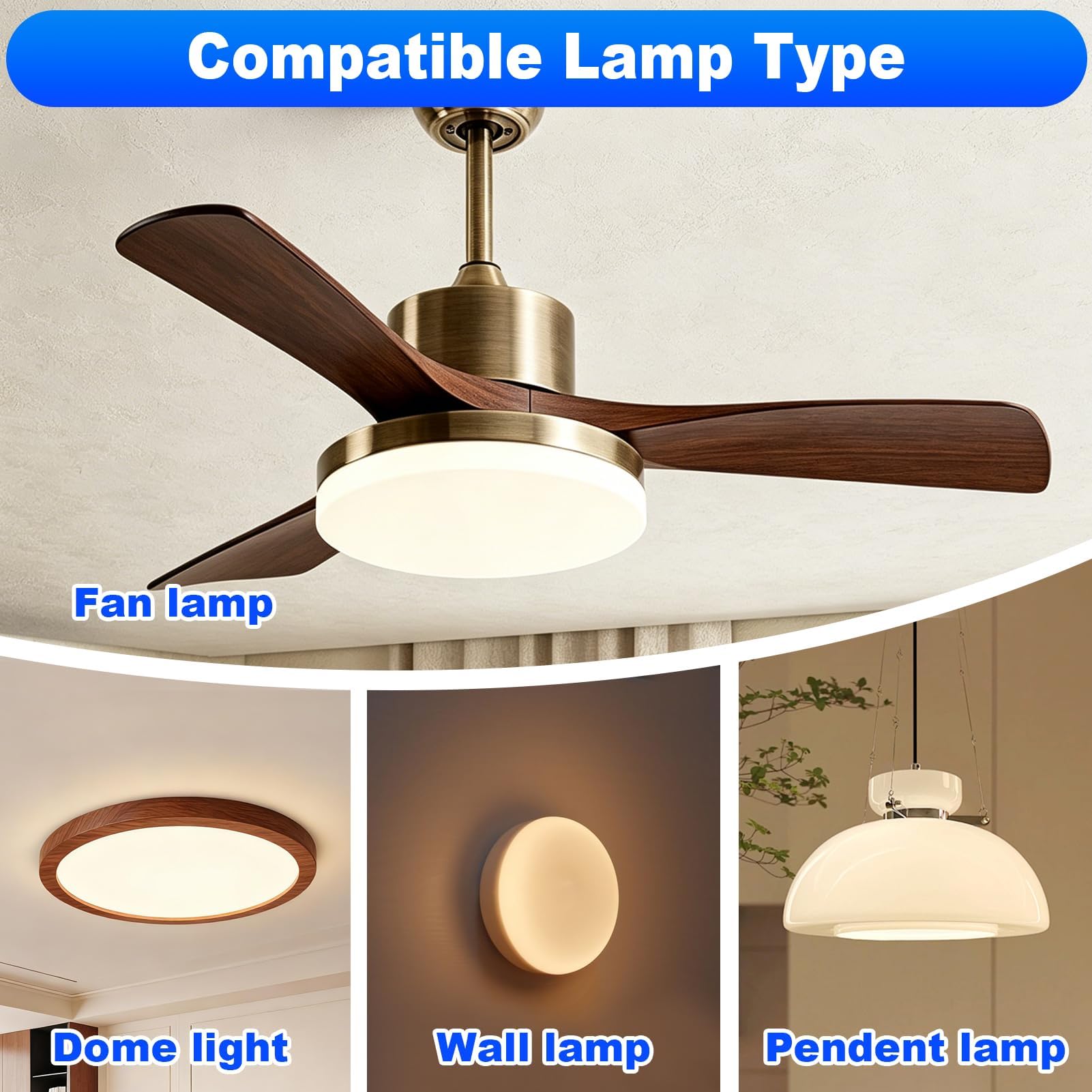 Kit LED 18W per Ventilatore a Soffitto, Modulo Led Circolare 4,92 Pollici 3CCT 3000K 4000K 6000K, Led Ricambio Ventilatore Soffitto per Plafoniera Lampadario Luce a Parete