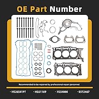 Vista 3 de Juego de juntas de cabeza con tornillos, 3.6 Pentastar, 11-20 para Dodge Avenger/Challenger/Charger/Journey/Durango, 11-16 para Jeep Wrangler/Grand