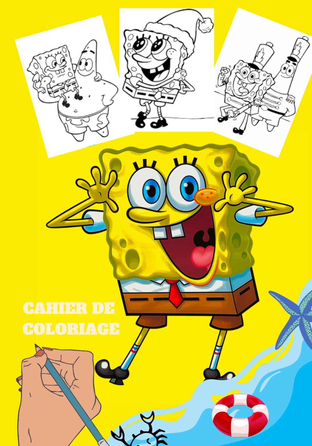 Cahier de Coloriage: pour enfant 4 à 8 ans, fan du cartoon, dessin à colorier. (French Edition)