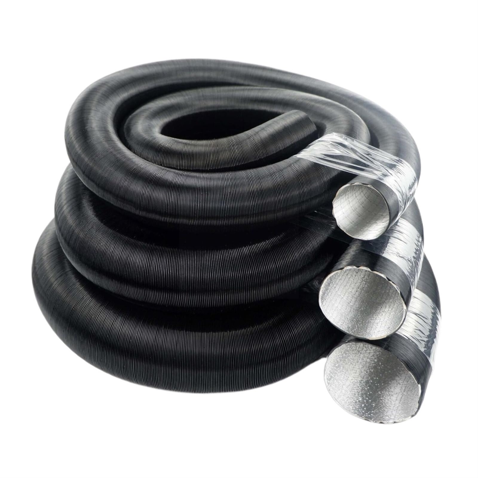 300cm przewód ogrzewania postojowego wąż rurowy czarny kompatybilny z grzejnikiem Webasto Eberspacher samochód kempingowy 42/60/75mm B9I4 (Size : 60mm)