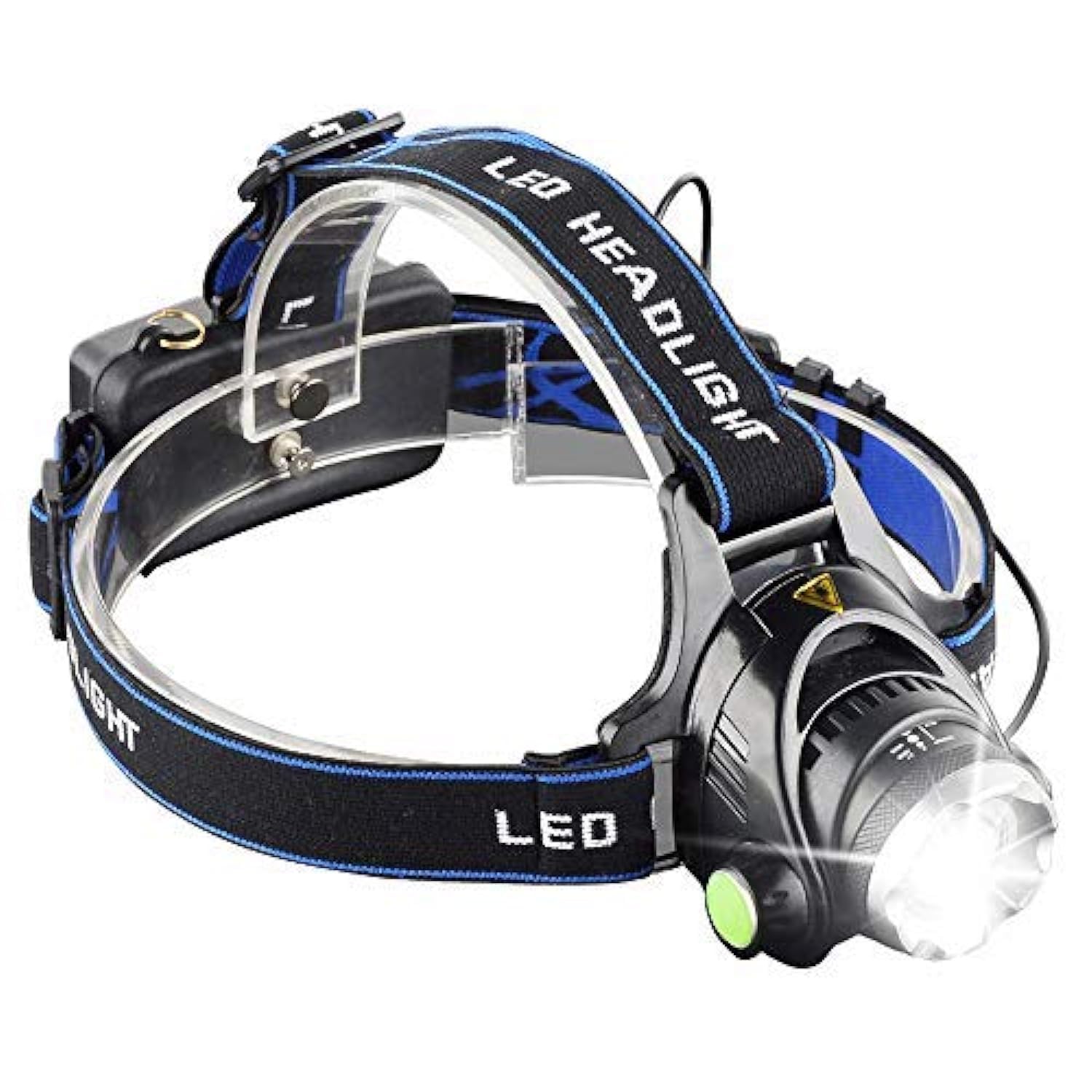 POCKETMAN LED Headlamp, Zoomable Waterproof Flashlight Super Bright 2200 Lumens LED Headlamp for Camping Running Hiking Reading Cycling Hunting Fishing (Black)-image-14