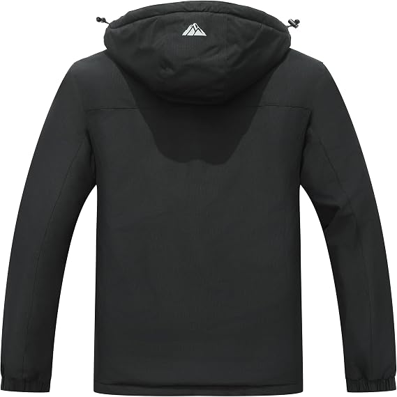 Men's Mountain Ski Jacket Warm Winter Snow Coat Waterproof Snowboarding Jacket Outdoor Windbreaker Hooded for Hiking