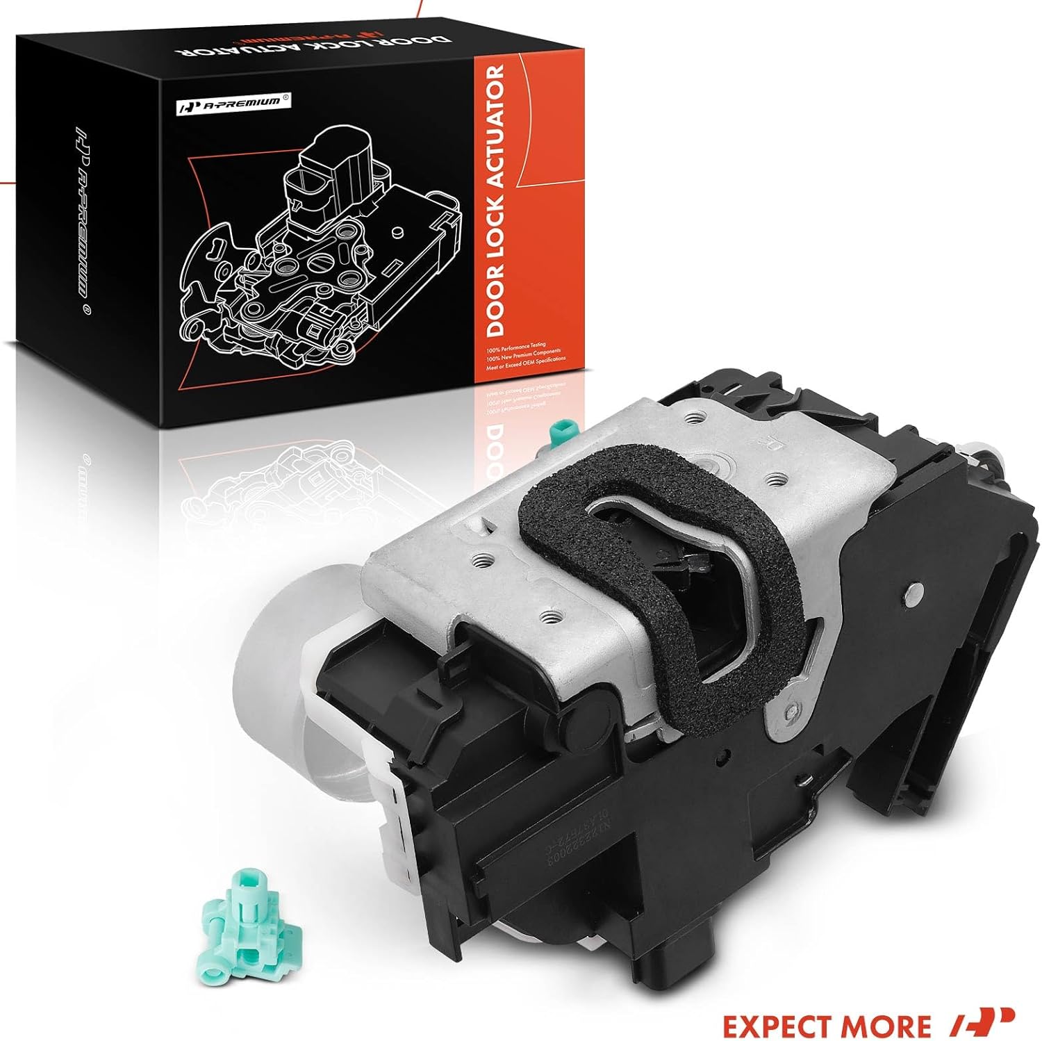 A-Premium Front Right Passenger Side Door Lock Actuator Compatible with Ford Flex 2013-2019 & Lincoln MKT 2013-2019, for Model with Passive Entry