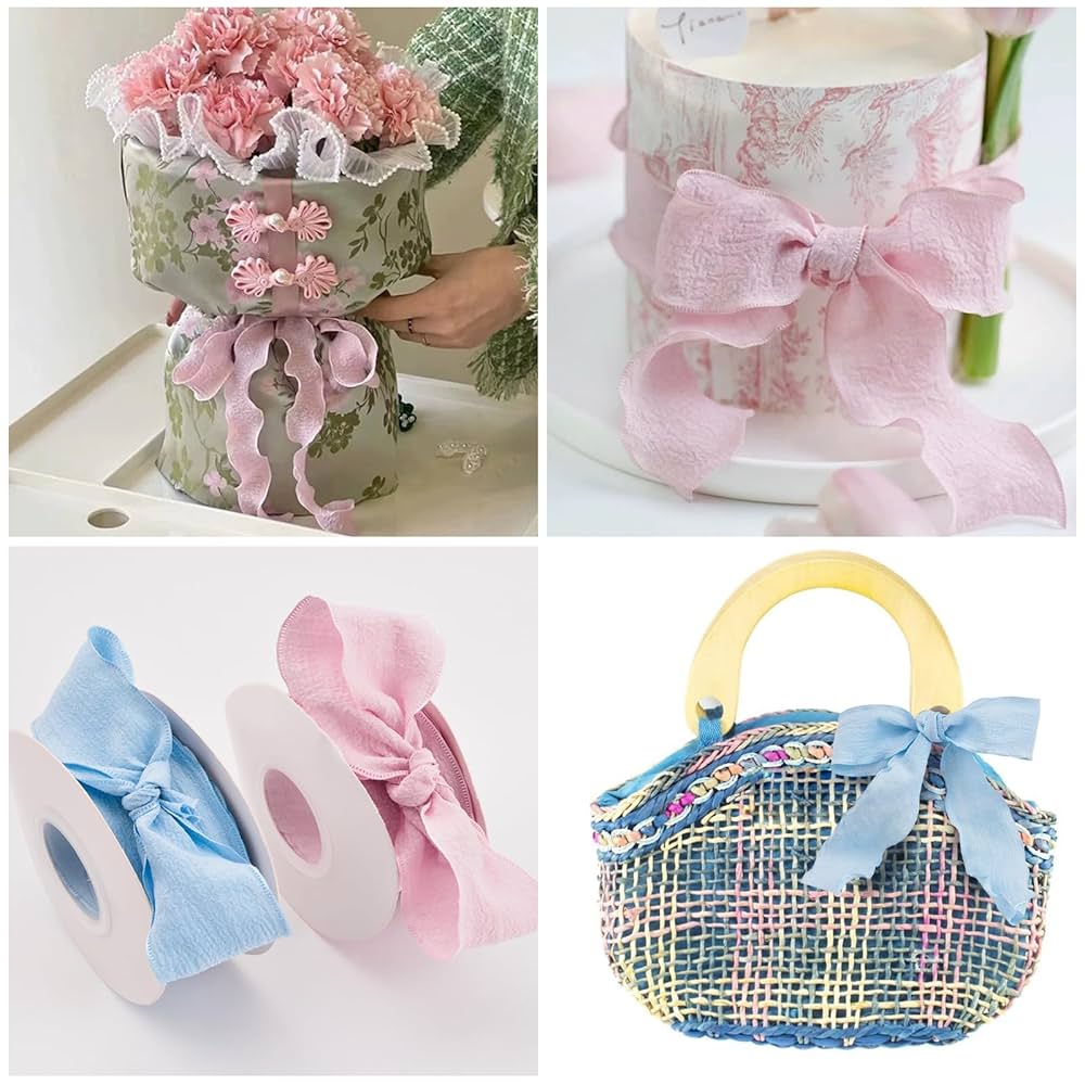 ribbon gather rib blouson 【PELLICULE】 Amazon.com: CABODYALS 20 Yards White Ruffle Gathered Edge