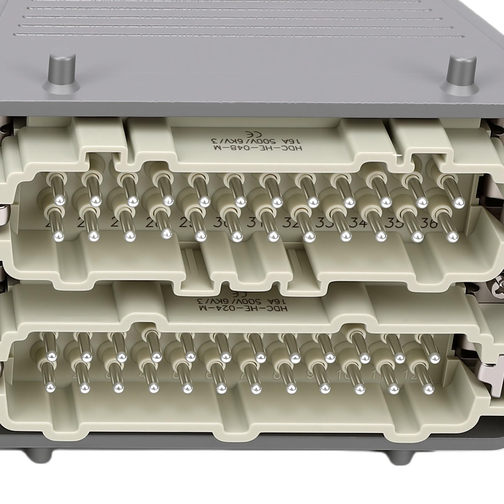 Schwerlast-Steckverbinder 48 Pin mit IP68-Schutzart
