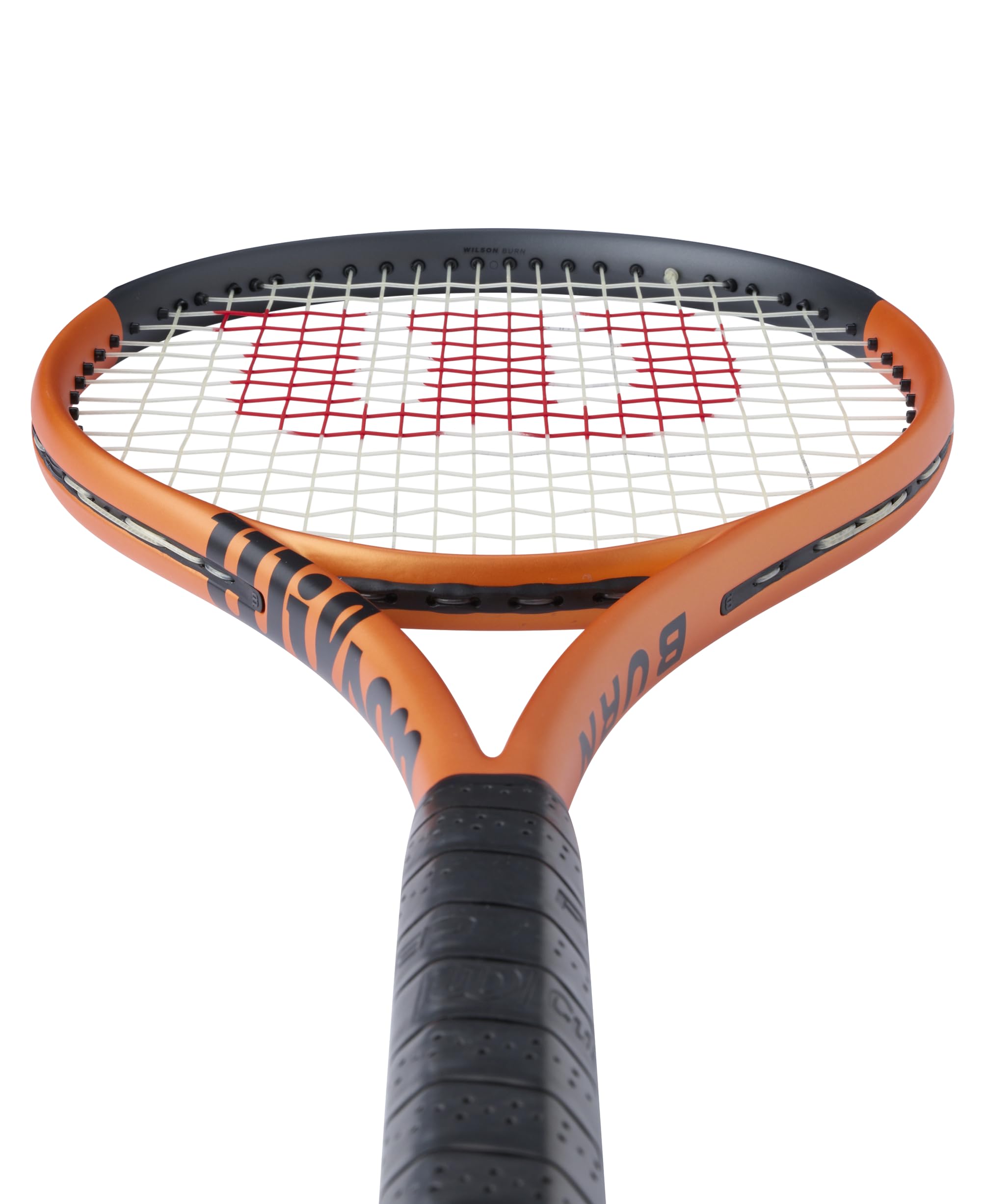 Amazon.com: Wilson Burn V6 100LS Tennis Racket - Orange, Grip Size