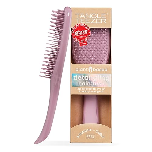 Tangle Teezer Cepillo desenredante definitivo a base de plantas, cepillo de cabello seco y húmedo, elimina nudos y reduce la rotura para todo tipo