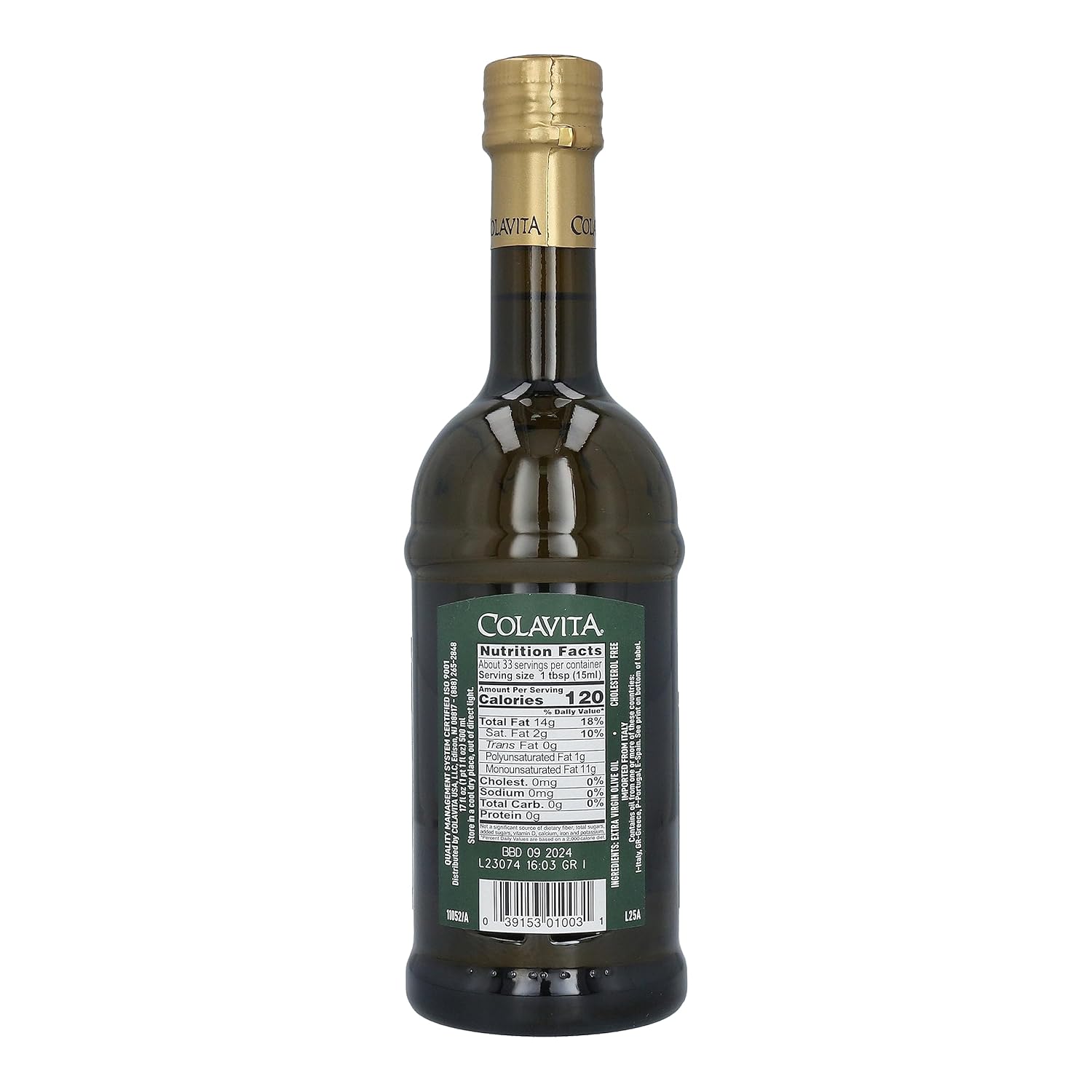 Colavita, Extra Virgin Olive Oil, 17 Fl Oz - Image 2