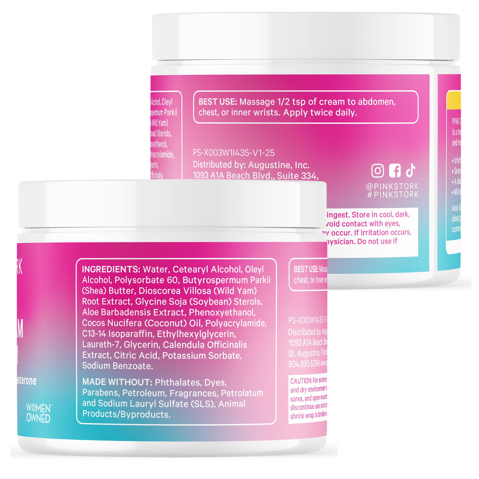 Pink Stork Wild Yam Cream, Hormone Balance, PMS, Fertility, Menopause, 4 oz — Amazon image 8
