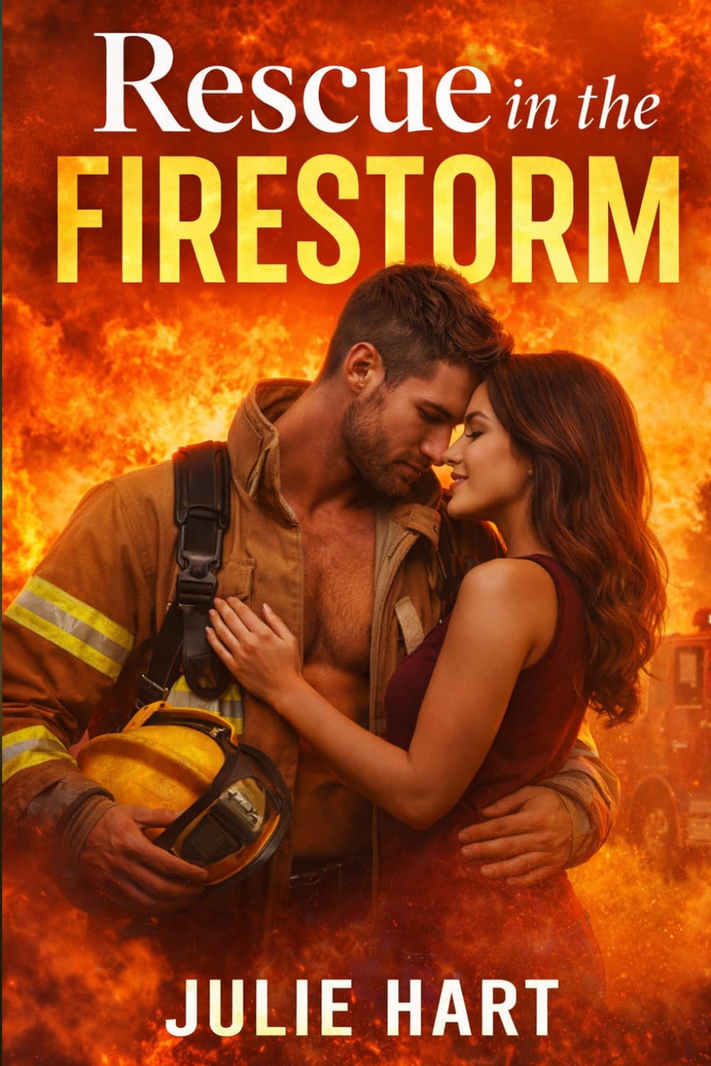 Rescue in the Firestorm: A deeply emotional firefighter romance about courage, devotion, and love (Firehouse Romance Chronicles)