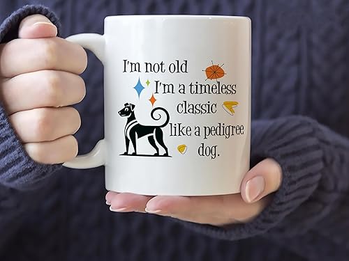 Miniatura 5 de Timeless Classic Pedigree Dog Funny Coffee Mug  Perfect Gift for Tea Lovers, Birthdays, Mothers Day  Retro Coffee Cup for Mum