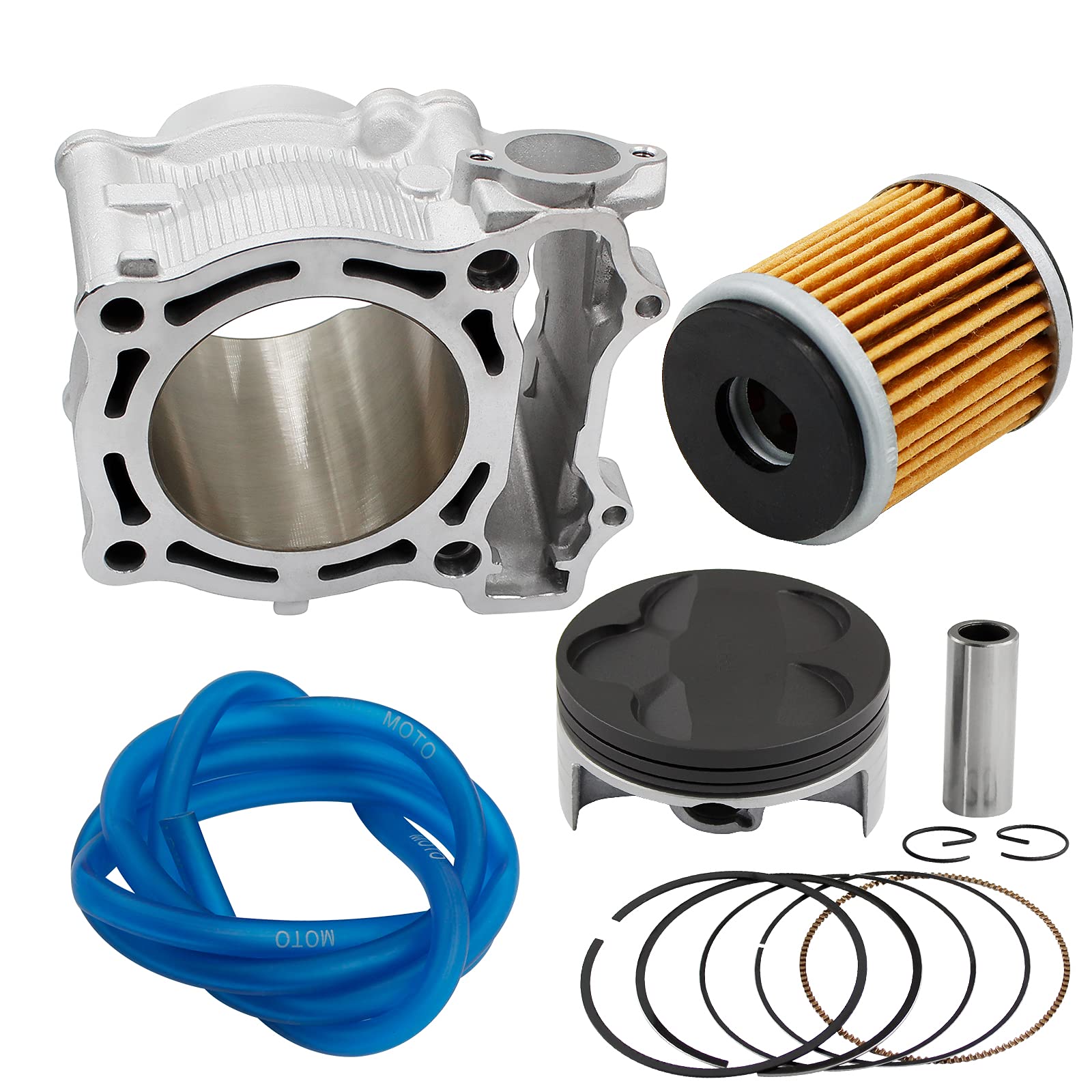 Amazon.com: Road Passion 77mm Bore Cylinder Head + Piston Kit +
