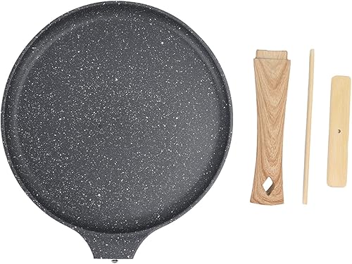 Sartén antiadherente prémium con revestimiento de piedra médica, aleación de aluminio duradera, sartén integrada de fundición a presión, di adiós al