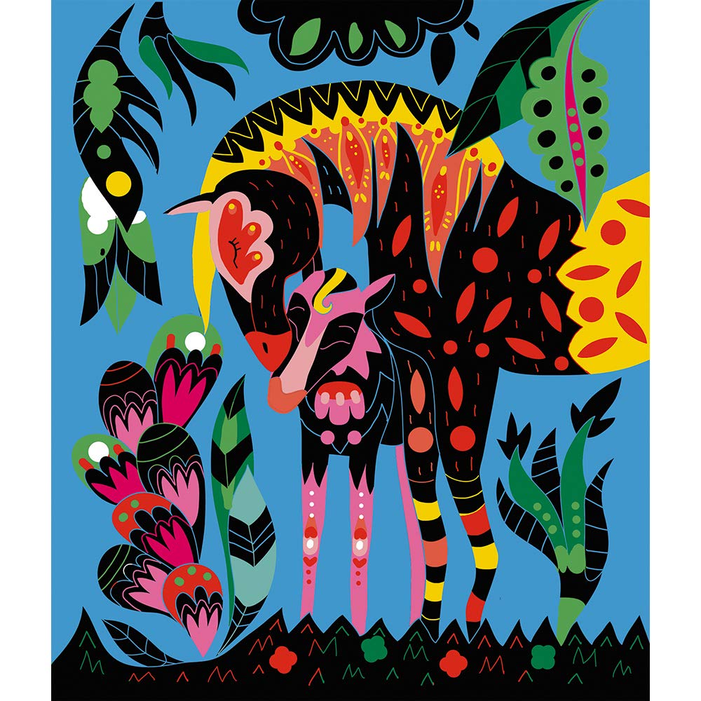 Janod - From 7 years old - Creative Kit Scratch Art Horses And Unicorns - Les Ateliers du Calme - Dexterity and Concentration - J07895 Janod - From 7 years old - Creative Kit Scratch Art Horses And Unicorns - Les Ateliers du Calme - Dexterity and Concentration - J07895