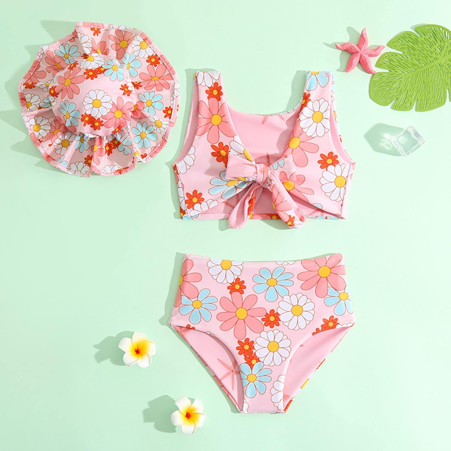 Costume Neonata Mare Costume Da Bagno Bimba Un Pezzo Stampa Floreale -  Neonata, Piscina E Mare, Taglie 3-24 Mesi Anti UV Bambino
