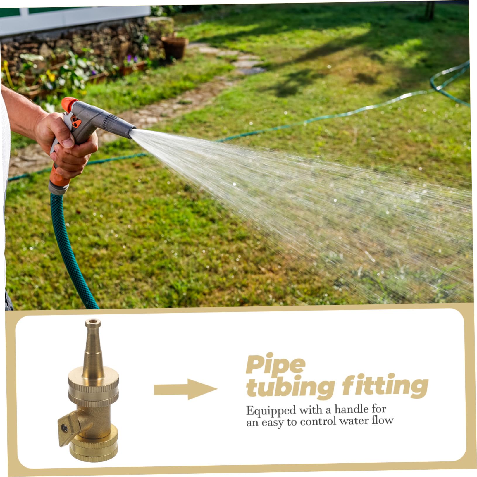 5 Ensembles Boule Laiton pour Arrosage de Jardin Irrigation Pratique Durable pour Tuyaux Arrosage