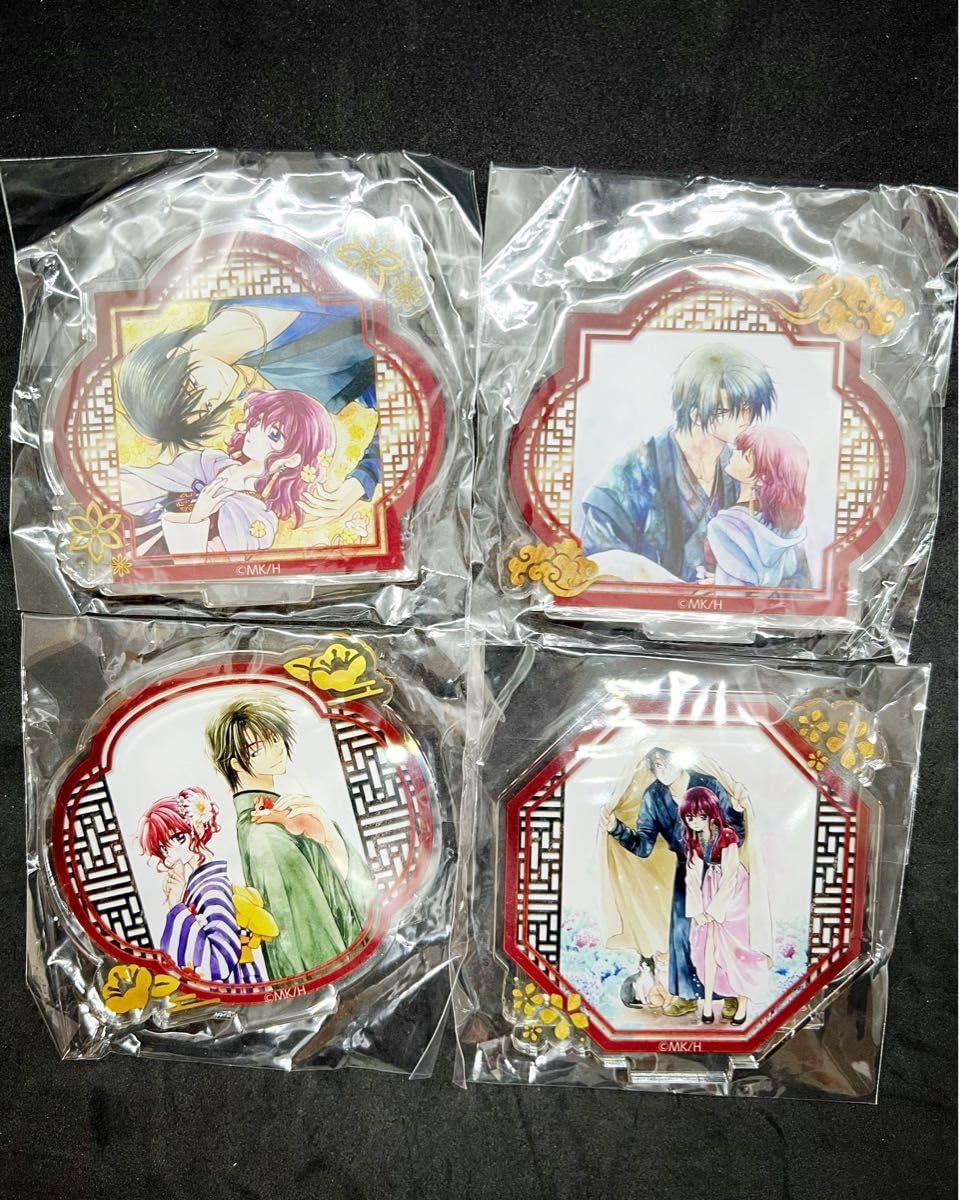 Amazon.co.jp: 暁のヨナ漫福ガチャ アクリルスタンド ハクヨナ 4点